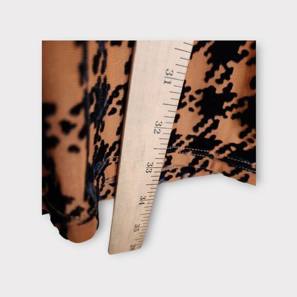 Naked Wardrobe Womens Herringbone Bodycon Dress M Tan Black Pattern Play - Picture 7 of 8